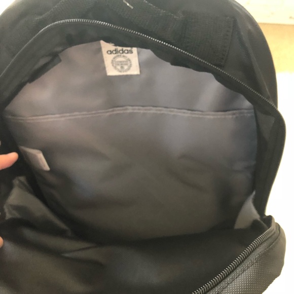 NWT Adidas Original Classic Backpack Black White - Picture 7 of 8